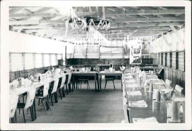 0059 Mess hall Dau Tieng X mas day 1967. Main dinner was in field. Very few there